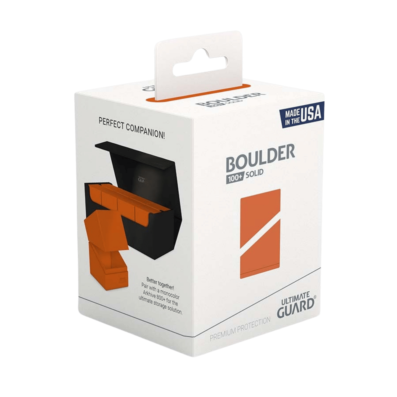 Boulder 100+ Solid Orange Deck Box
